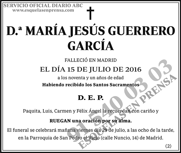 María Jesús Guerrero García
